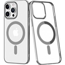 Raftan Topla Iphone 14 Pro Kılıf Element Magneticsafe Sert Kapak - Gümüş