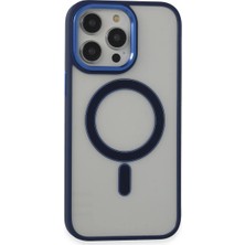 Raftan Topla Iphone 14 Pro Kılıf Room Magneticsafe Silikon - Lacivert