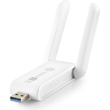 Nemere USB Wifi Adaptör AC650 Dual Band - Beyaz UAC27DB