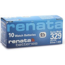 Senson Renata 329 SR731SW 1.55V Alkalin Saat Pili 10 Adet