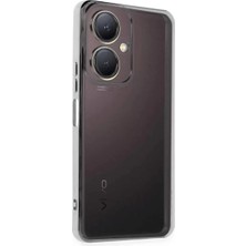 Uravas Store Y27 Kılıf Lensli Silikon - Gümüş