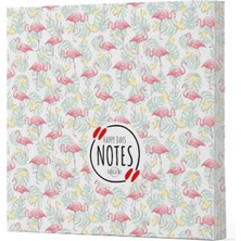 Luord-Store Flamingo 3 - Çizgisiz Yan Boyamalı Defter