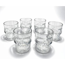 Luord-Store 6'lı Kurukafa Cam Shot Bardağı ALK5117