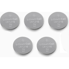 Luord-Store Yuma CR1216 Süper Lityum 3V 5’li Kart Düğme Pil