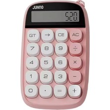 Luord-Store Sevimli Kare Tuşlu 10 Haneli Ldc Ekran Hesap Makinası Pembe