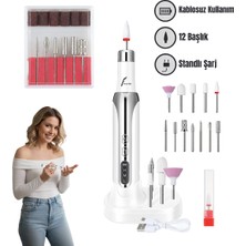 Veryfit 12 Başlıklı Elektrikli Manikür Pedikür Tırnak Bakım Aleti 3 Modlu Kullanım Özelliği ile