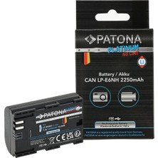 Patona Platinum Canon LP-E6NH USB-C Girişli Batarya