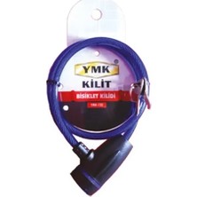 Luord-Store Eko Çelik Halatlı, Izoleli Bisiklet Kilidi - 8mm, 65 cm