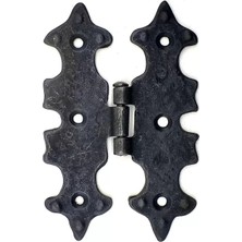 Renas Store Antika Tarz Dekoratif Pirinç Lale Menteşe - 104X77 Mm, Oksit