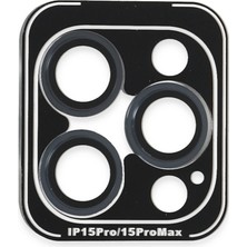Luord-Store Iphone 15 Pvd Metal Kamera Lens - Lacivert