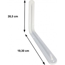 Luord-Store Raf Altı 8X10 mm Beyaz