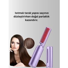 Epilons Usb Şarjlı Kablosuz Saç Düzleştirici – Seyahat Ve Günlük Kullanım