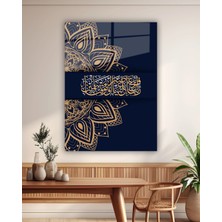 Nükte Tasarım A’râf Suresi 126 Yazılı Dikey Cam Tablo – Hat Sanatı Dekoratif Dini Duvar Tablosu