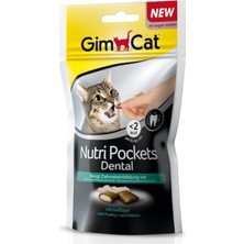 Gimcat Nutri Pockets Dental Kedi Ödül 60 gr Peynir Lezzetinde Yetişkin Kediler İçin