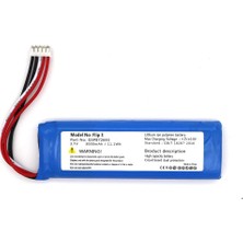 Luord-Store Sertec Flip 3 Uyumlu 3.7V 3000 Mah Soketli Batarya