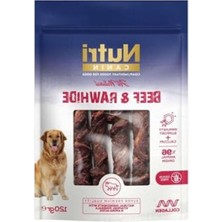 Sığır Eti Sarılı Tahılsız Büyük Boy Kemik Köpek Ödülü 120 gr