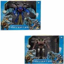 Pileli Store Dönüşebilen Robot Dinozor  - 1 Adet Stokta Olan Gönderilir