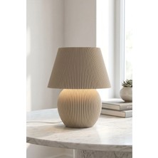 Mosso Steel Nest Model - LED Abajur - Masa Lambası - USB 5V ile Çalışır - Slim LED Aydınlatması Dahildir - Dekoratif Lamba - Renk Seçenekli
