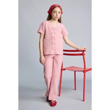 DeFacto Regular Fit 2'li Pijama Takımı Kız Çocuk H2657A826SP