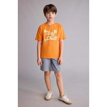 DeFacto Regular Fit Keten Karışımlı Şort Erkek Çocuk H3488A826HS
