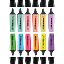 Stabilo Boss Fosforlu İşaretleme Kalemi 6 Pastel 6 Canlı Renk