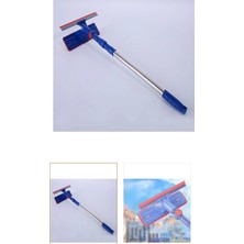 PremiumPort Çekçekli Teleskopik Cam Temizleme Sapı, Ayarlanabilir Fırça Ucu