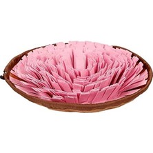 Tineke Köpek Yavaş Besleme Matı Mama Bulmaca Matı - Köpek Interaktif Oyuncak (Pembe)