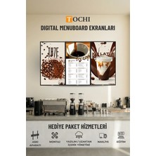 Tochi Digital Menu Board Ekran  Duvara Monte  Yüksek Parlaklık  FULL HD  7/24 Reklam & Vitrin Ekranı 55 inç