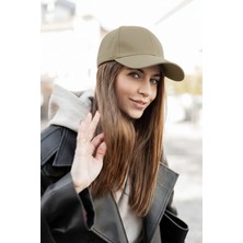 Capstories Düz Şapka - Unisex Pamuk Gabardin Şapka - Ayarlanabilir Tokalı - Her Mevsime Uygun