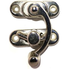 Luord-Store Yay Gözü, Ahşap Kutu Klipsi - Küçük 28X33 Mm, Nikel, 100 Adet