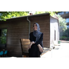 ELANS Penye Hazır Pratik Şal Eşarp Gri