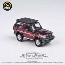 PARA64 Toyota 2014 Land Cruiser 71 Short Wheels Base Red W Roof Rack Rhd PA-65565