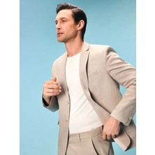 Lc Waikiki Yeni Sezon Standart Kalıp Keten Karışımlı Erkek Blazer Ceket