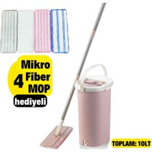 PremiumPort Junior Mop Temizlik Seti 4'lü Bez ve Su Ayırıcı ile Kolay Temizlik