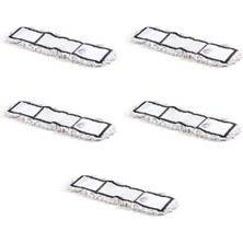 PremiumPort Yüksek Emicili Pamuklu Yedek Mop Paspas Seti, Beyaz, 5 Adet