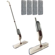 PremiumPort Pratik Spin Mop Spreyli Temizlik Paspası Seti – 4 Adet Deterjanlı Temizlik Aleti
