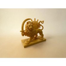 3D Tasarım Aslan Figürlü Dekoratif Obje – Güç ve Asaletin Sembolü