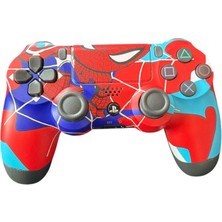 Doreka Ps4 Dualshock 4 V2 Gamepad Yeni Nesil Kol Spider-Man Desenli Pc Uyumlu