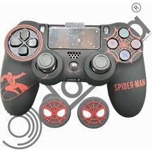 Doreka Ps4 Dualshock Spider-Man Koruyucu Silikon Kılıf ve Analog Korucusu