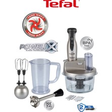 Tefal Dilimleyici ve Rende 4 Bıçaklı Powelix 1500W Güç 1,5 Litre Cam Hazneli Mutfak Robotu + Hassas Mutfak Tartısı