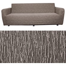 Nurluk 3 Kişlik Bir Adet Jakarli Kumaş Lastikli Esnek Kaliteli Koltuk  Çekyat Kanepe Kılıfı