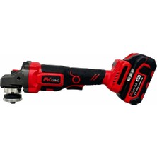 Friko Frıko Şarjlı Avuç Taşlama Makinesi Çift Akülü 21V 4 Ah 125 mm