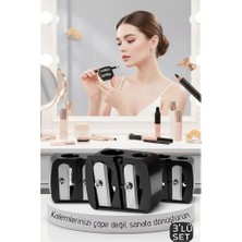 Luord-Store 3'lü Profesyonel Çift Bıçaklı Makyaj Kalemi Açacağı - Alman Çeliği Keskinliği & Şeffaf