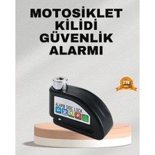 Luord-Store Ekonomik Alarm Disk Kilidi Motosiklet Scooter Bisiklet Güvenlik