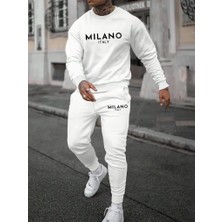 Periliçekeçe Erkek Uzun Kollu Baskı Detaylı Iki Iplik Takım