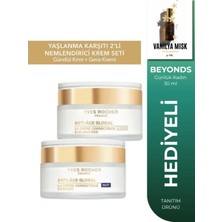 Yves Rocher Günlük Nemlendirici Anti Aging 2’li Set Gündüz 50 ml + Gece 50 ml + Beyonds Vanilya Misk