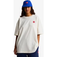 The North Face M Tnf Red Box Ss Erkek Beyaz T-Shirt NF0A8EG5QLI1