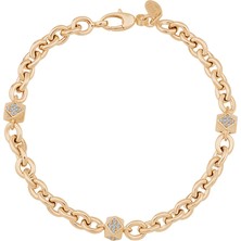 Ema Jewellery Taşlı Üçlü Şans Bileklik