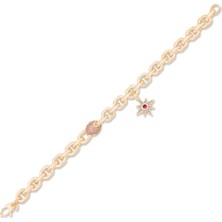 Ema Jewellery Italyan Tasarım Kutup Yıldızı Altın Bileklik