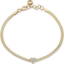 Seval Kuyumculuk Kalpli Balıksırtı Altın Bileklik